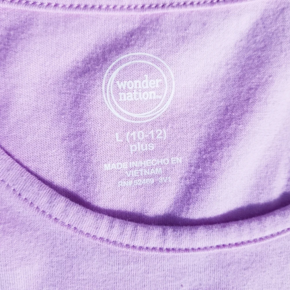 WONDER NATION GIRL'S DRESS WITH POCKETS SIZE LARGE 10/12 PLUS